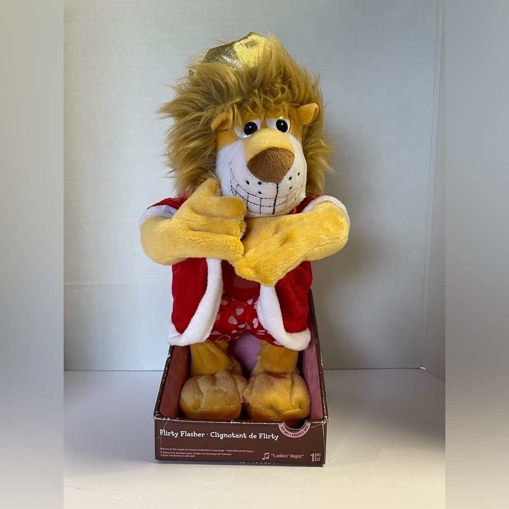 Gemmy 2006 Groovy Love Lion Dance and Song “Ladies Night ”  NEW In Box